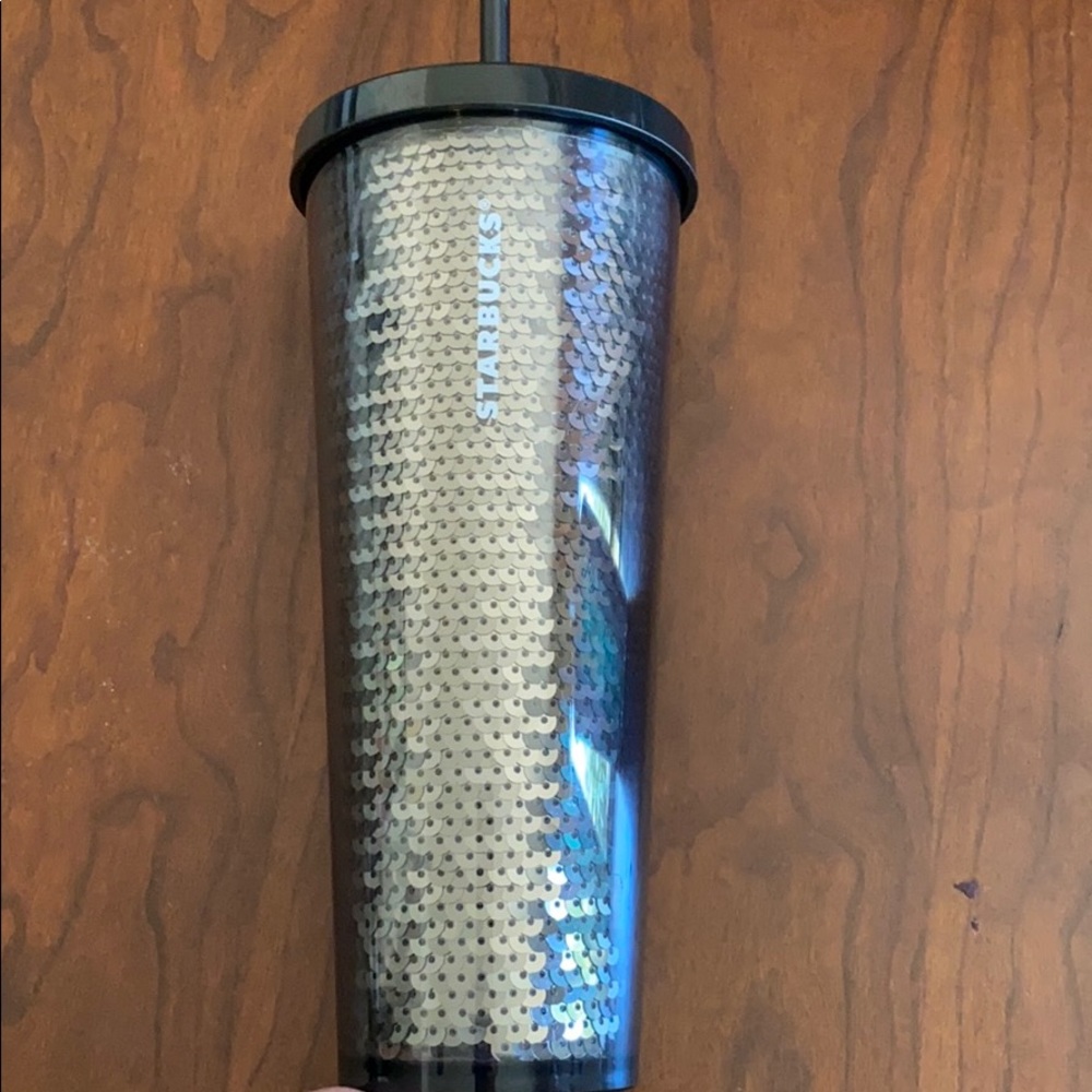 Like new Starbucks sequin tumbler